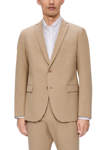 S.Oliver slim fit világos barna öltöny