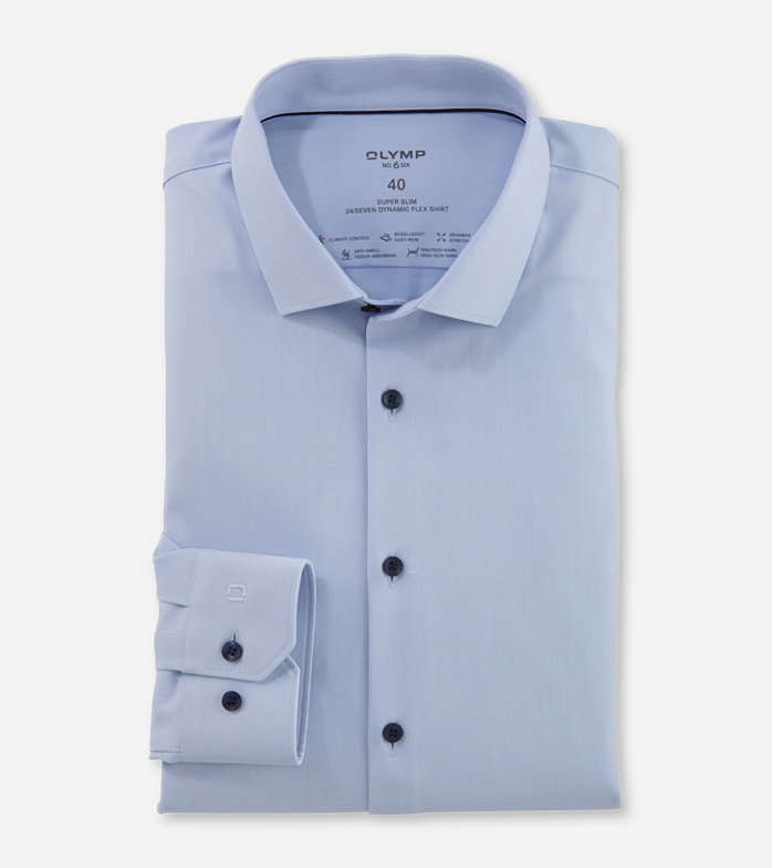 Olymp extra slim fit, világos kék ing