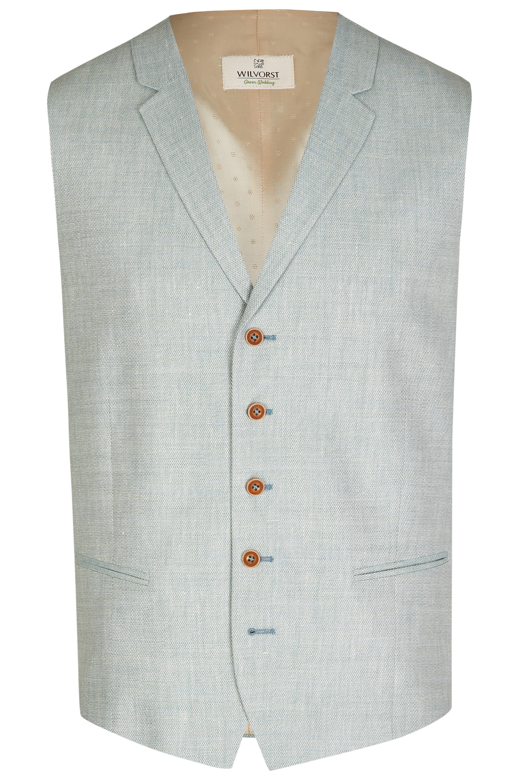 Wilvorst slim fit bambusz zöld esküvoi öltöny