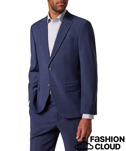 P.Cardin modern fit közép kék öltöny