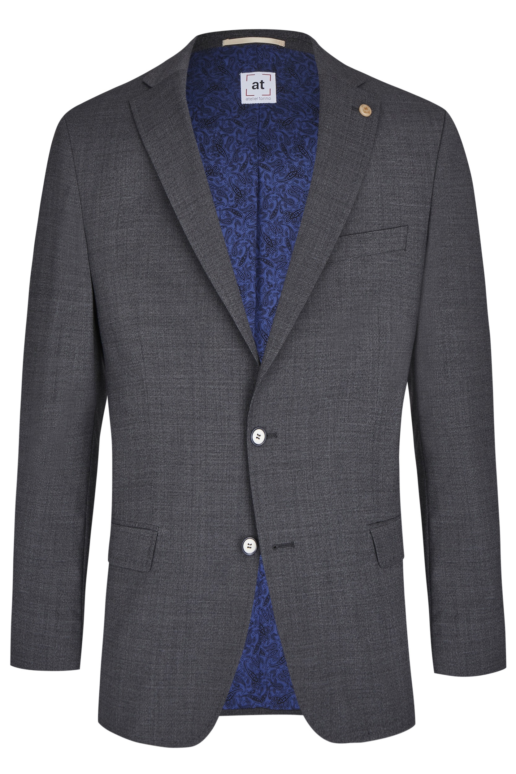 Atelier Torino modern fit,kék öltöny