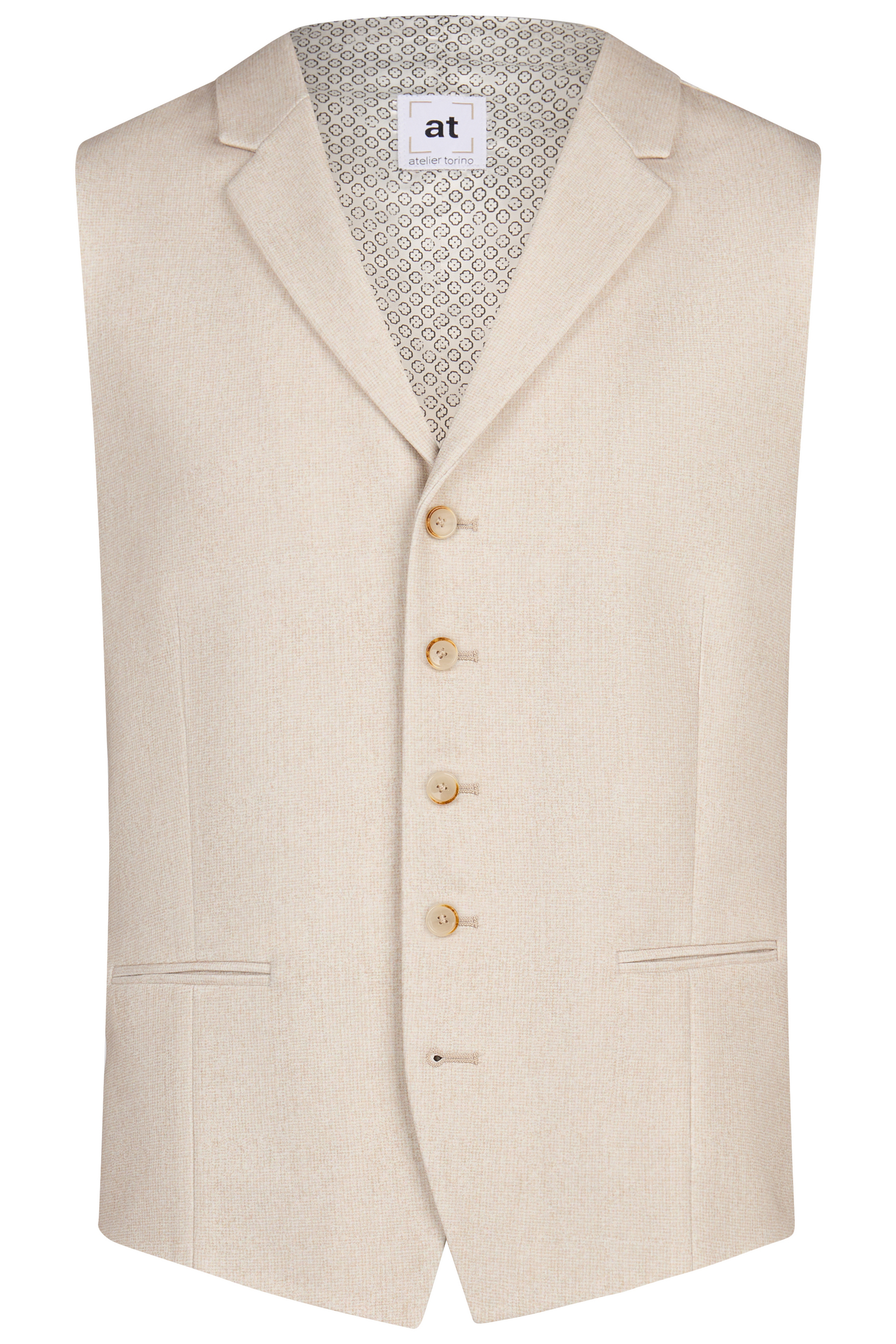 Atelier Torino slim fit, bézs vintage esküvoi öltöny